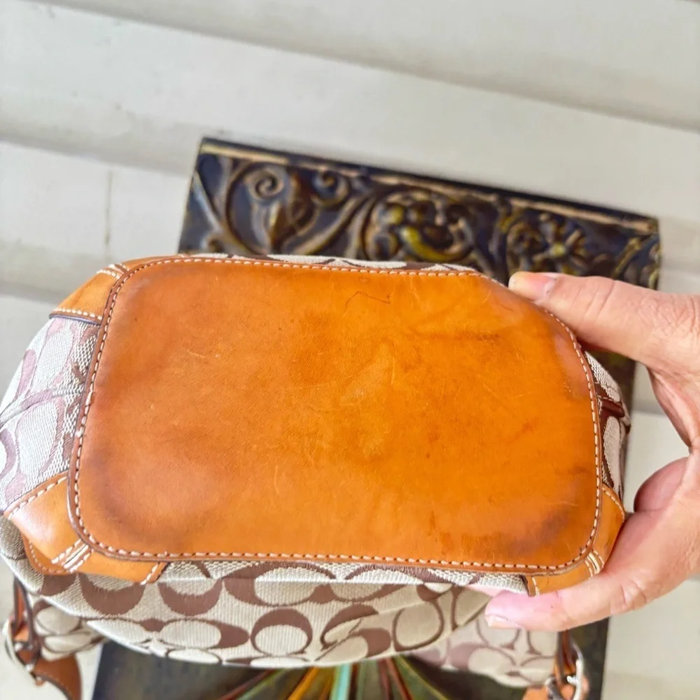 Coach Signature Shoulder Bag - Picture 6 of 13
